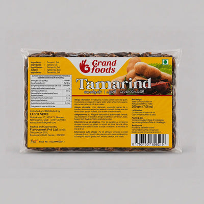 Grand Foods Tamarind Seedless (Valanpuli) 400g
