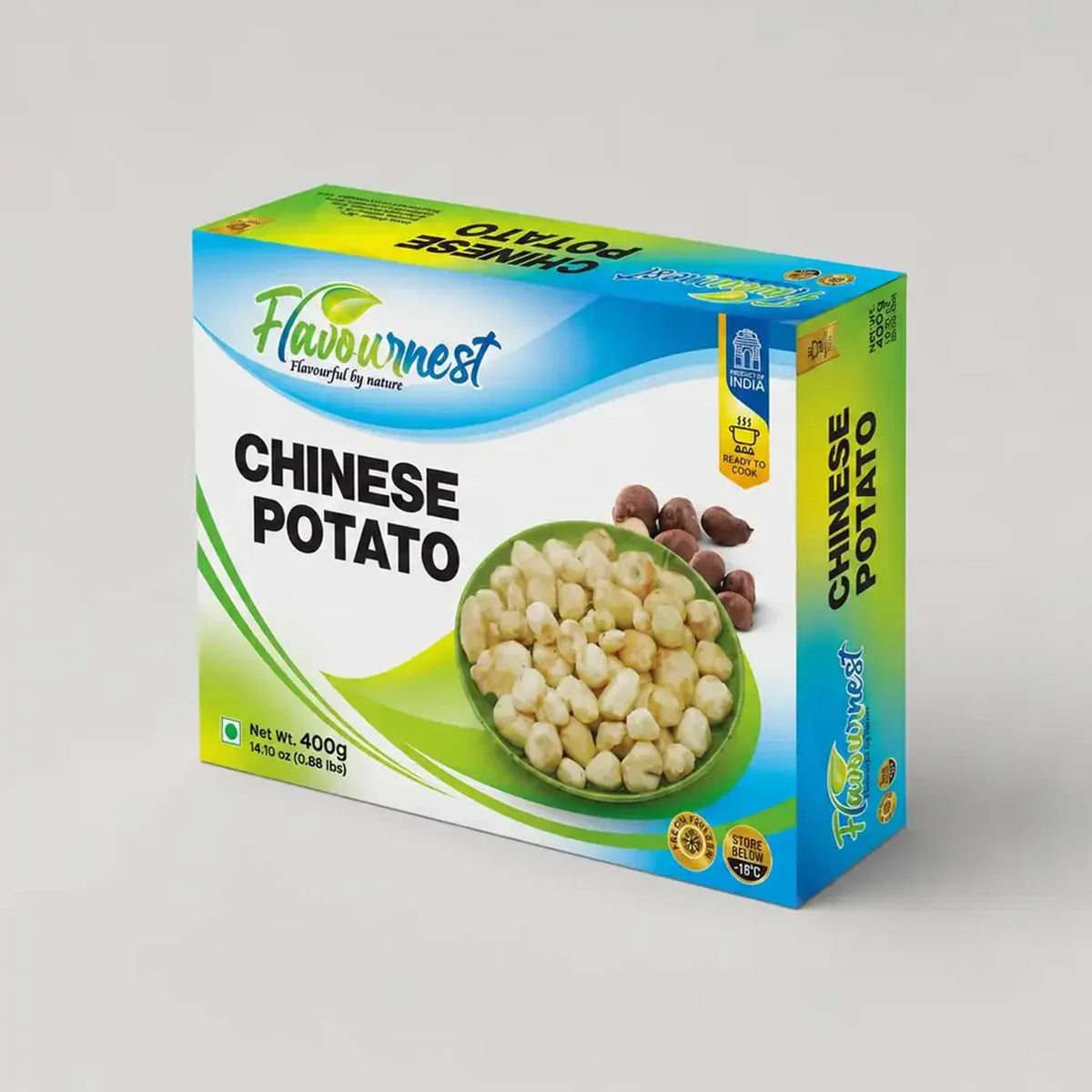 Chinese Potato (Cleaned) (Koorka)Flavournest 400g