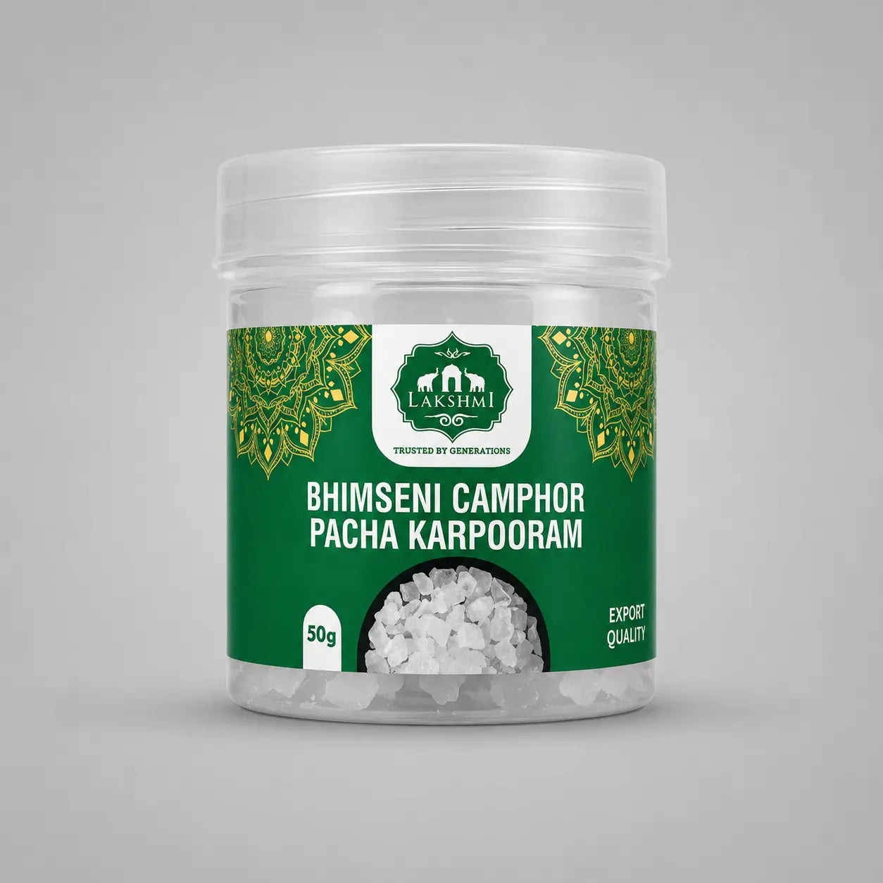 Lakshmi Pacha Karpooram 50G