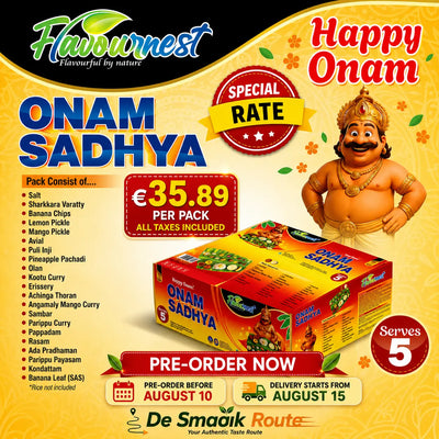 Onam Sadhya 5.345kg (Serves 5) (Pre-book ends on 10.08.2026)