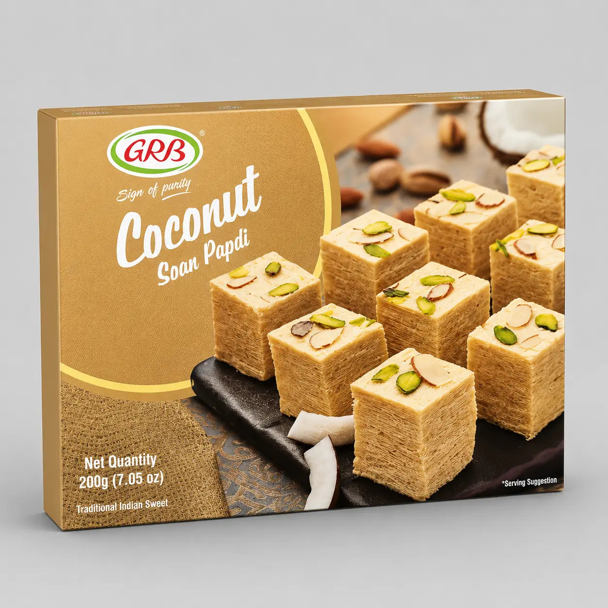 Coconut Sona Papdi GRB 200g