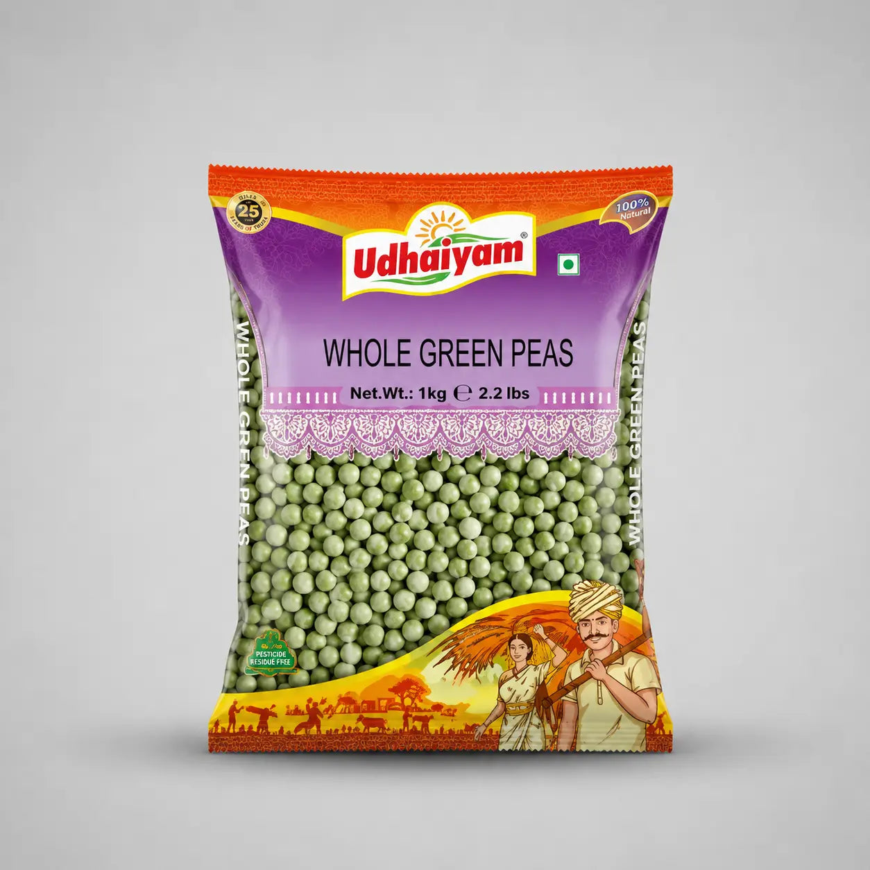 Udhaiyam Green Peas 1KG