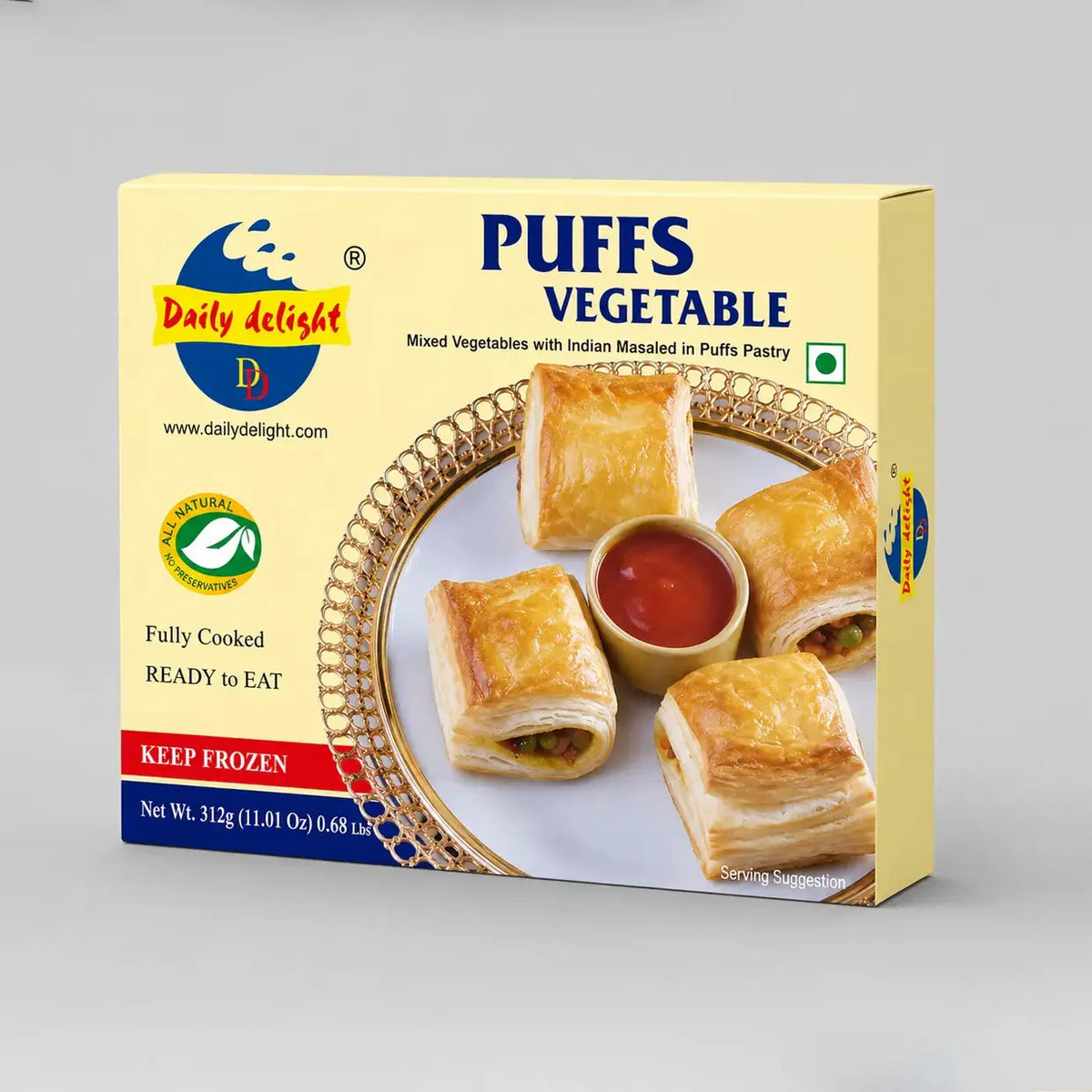 Vegetable Puffs Daily Delight 227g