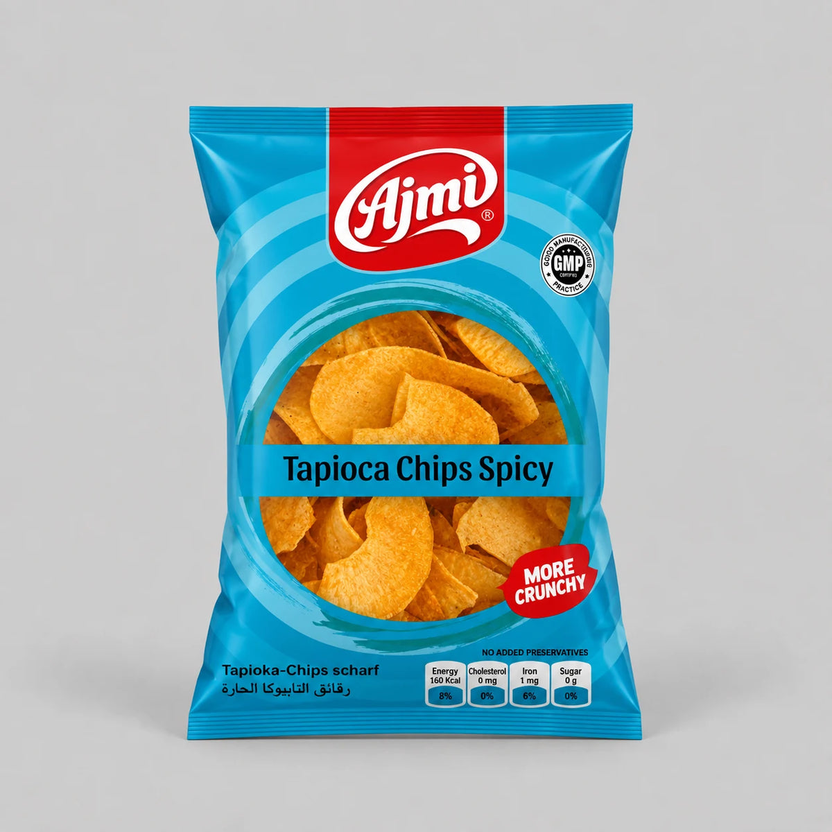 Tapioca Chips Spicy Ajmi 150g