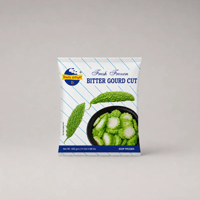 Bitter gourd cut