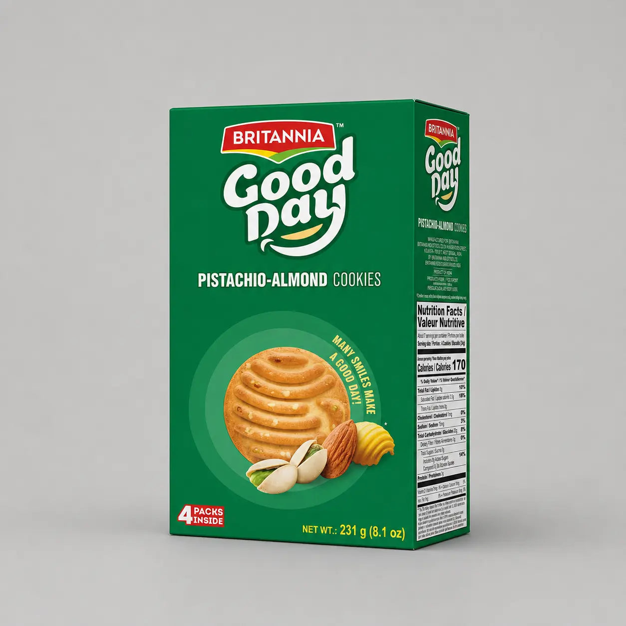 Britannia GoodDay Rich Pistachio Almond