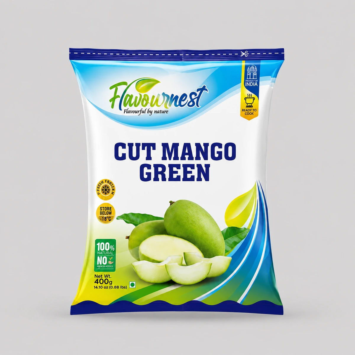 Cut Mango Green Flavournest 400g