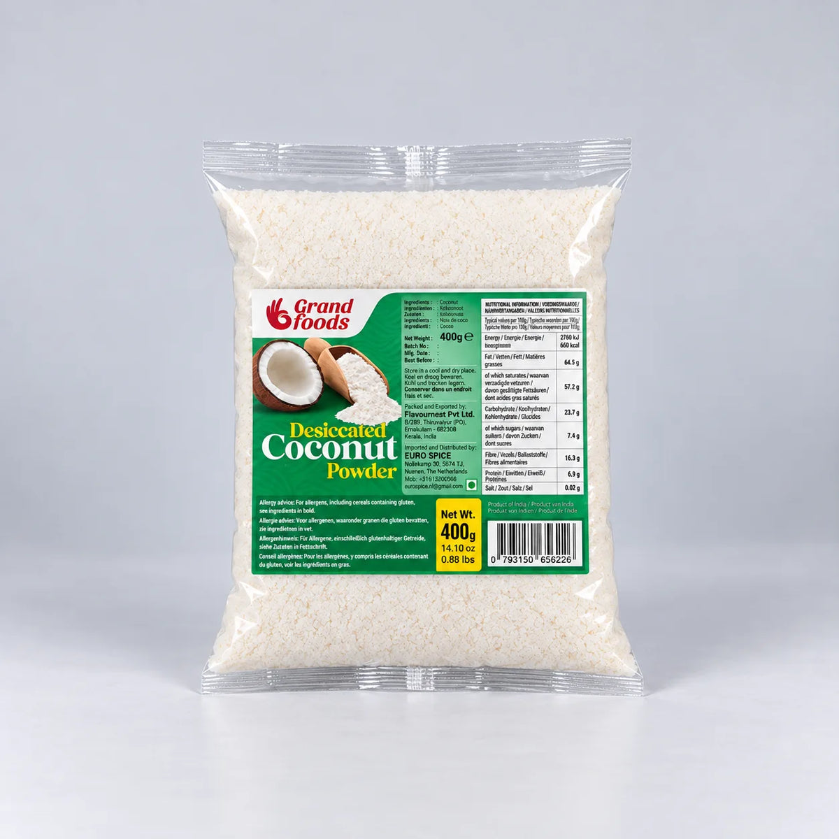 Desiccated Coconut Powder Grand Foods 400g