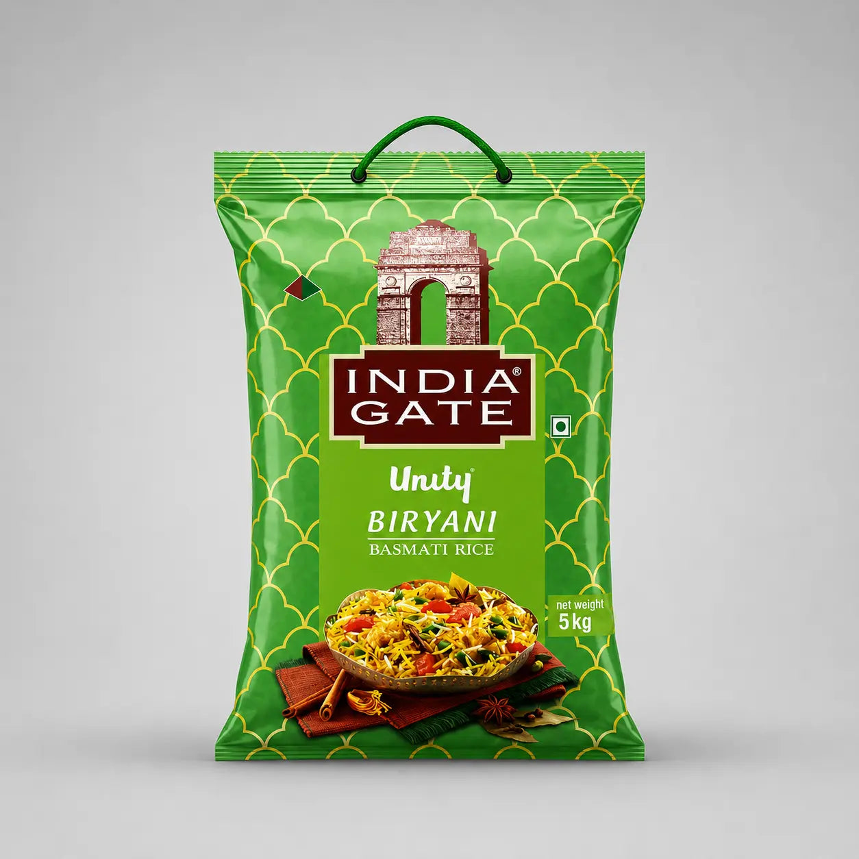 India Gate Basmati Biryani Rice  5KG