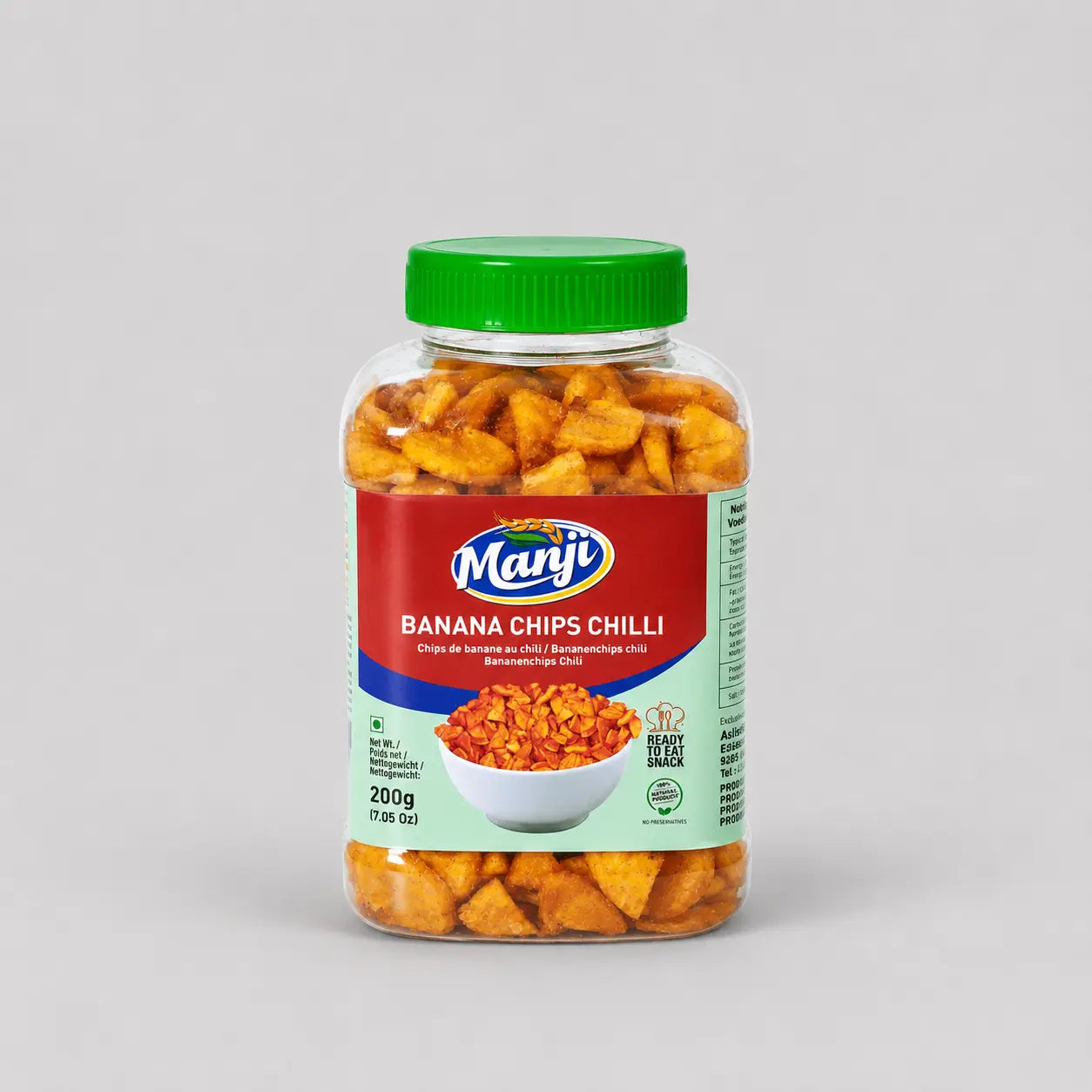 Manji Snacks Banana Chips Cut Chilly