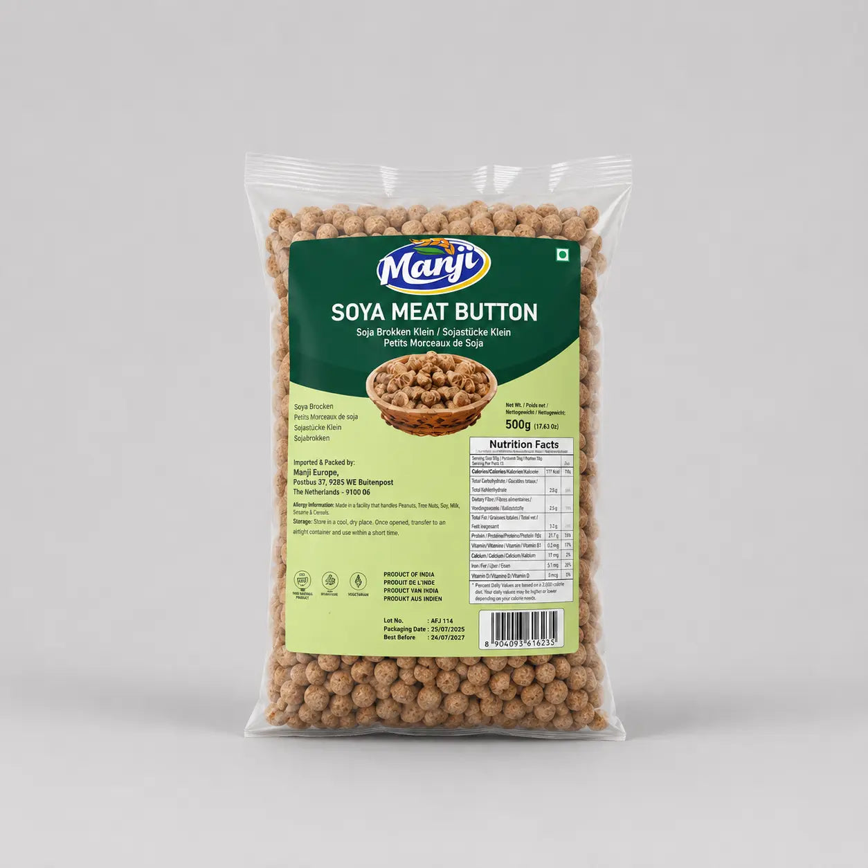 Manji Soya Button