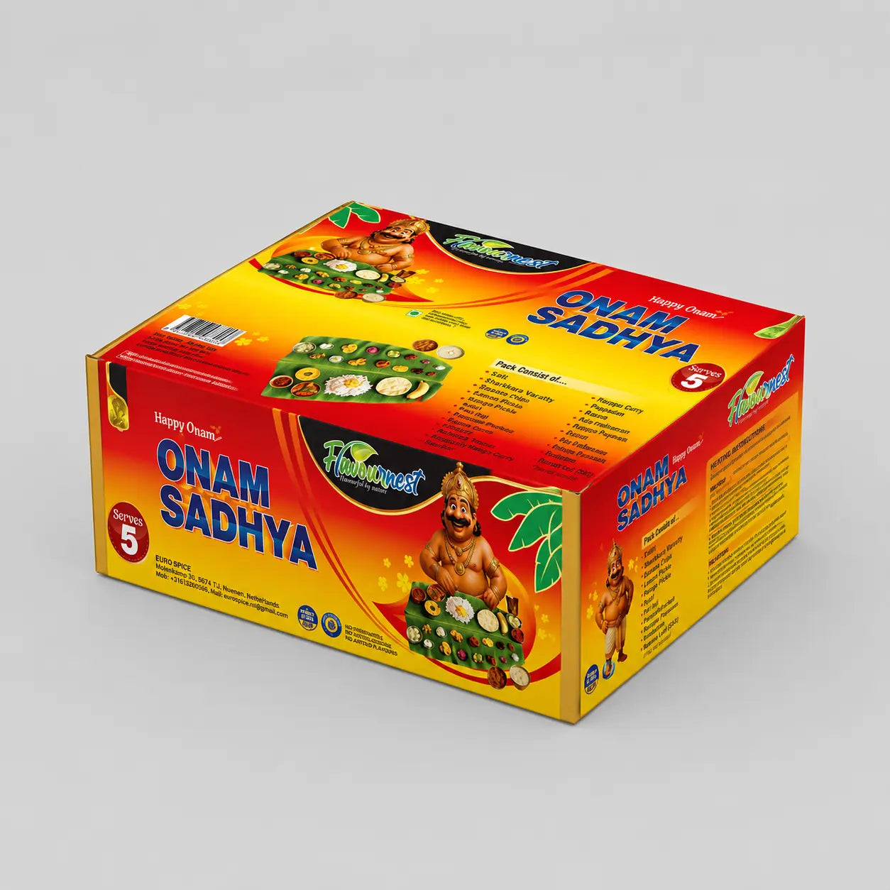 Onam Sadhya 5.345kg (Serves 5) (Pre-book ends on 10.08.2026)
