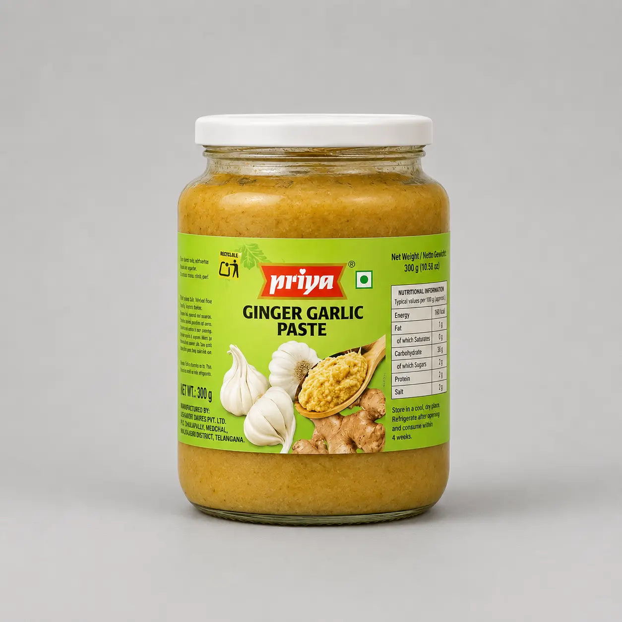 Priya Ginger Garlic Paste