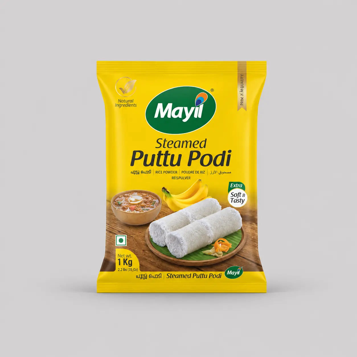 Steamed Puttupodi White
