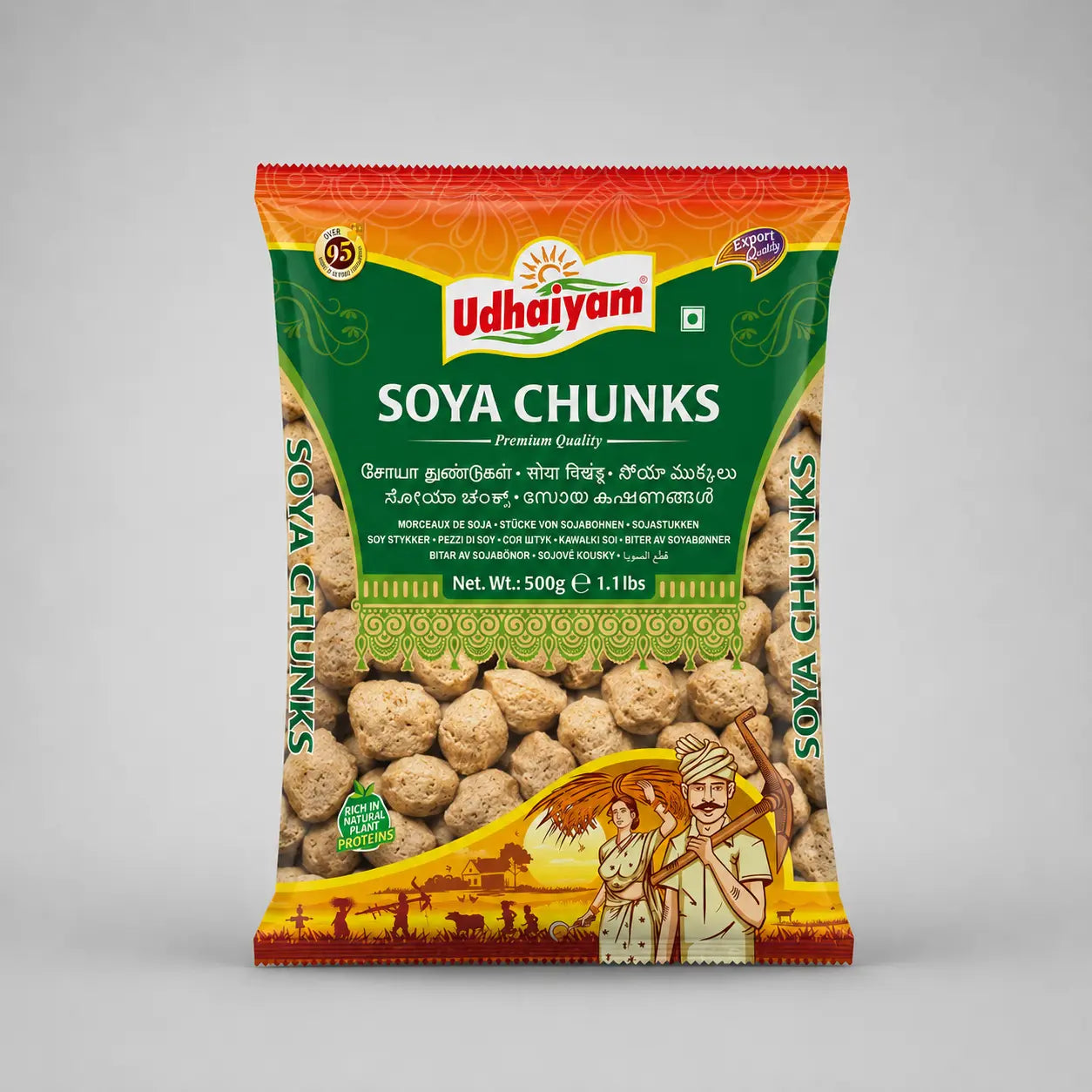 Udhaiyam Soya Chunks 500g