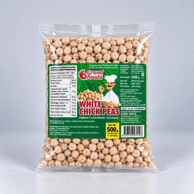 White Chickpeas Grand Foods 500g